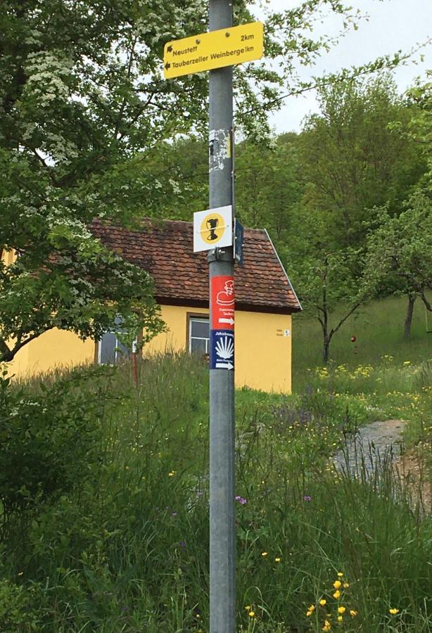 Rose Cottage Im Romantischen Taubertal 아델쇼펜 외부 사진